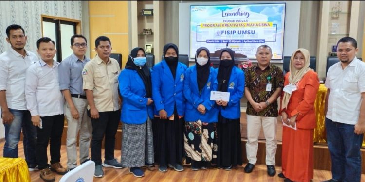 Bertekad Masuk PIMNAS, 3 Kelompok PKM FISIP UMSU Launching Produk