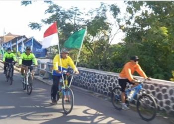 Gowes to Muktamar, 1150 Pesepeda dari Solo Raya di Boyolali