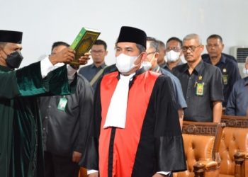 Munawwar Hamidi dilantik sebagai Ketua Pengadilan Negeri Blangpidie