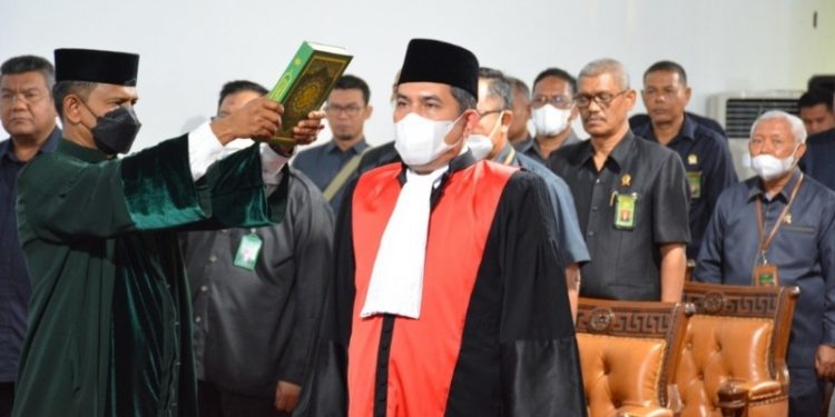 Munawwar Hamidi dilantik sebagai Ketua Pengadilan Negeri Blangpidie
