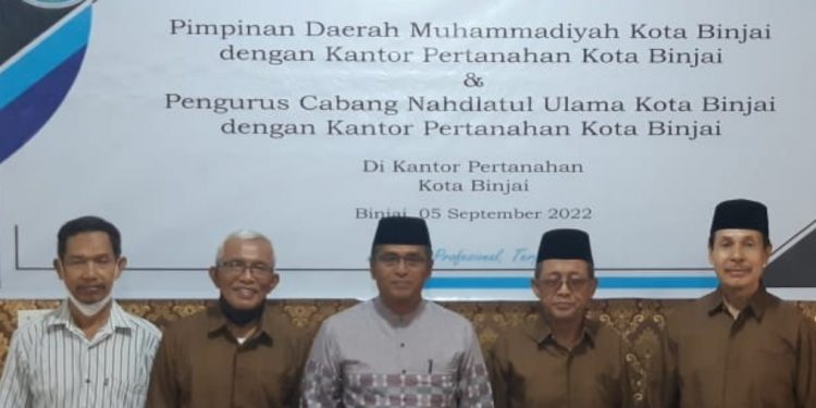 Amankan Aset Persyarikatan, PDM Binjai dan Kantor Pertanahan Tandatangani Kerjasama
