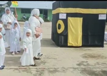 Ponpes MBS Darul Arqam Simalungun Fasilitasi Manasik “Haji Kecil”