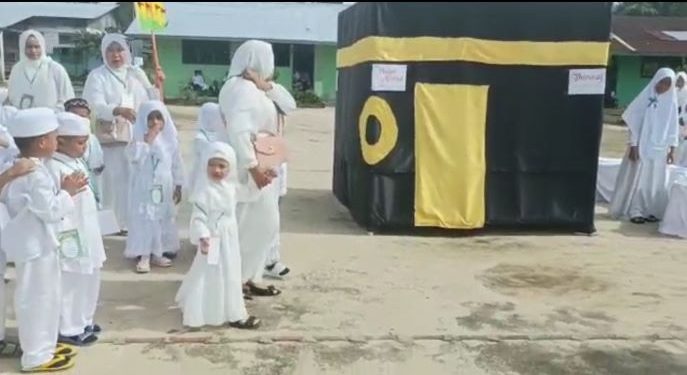 Ponpes MBS Darul Arqam Simalungun Fasilitasi Manasik “Haji Kecil”