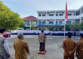 Wakil Ketua DPR Langsa Jadi Pembina Upacara di Perguruan Muhammadiyah