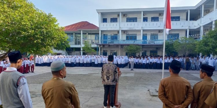 Wakil Ketua DPR Langsa Jadi Pembina Upacara di Perguruan Muhammadiyah