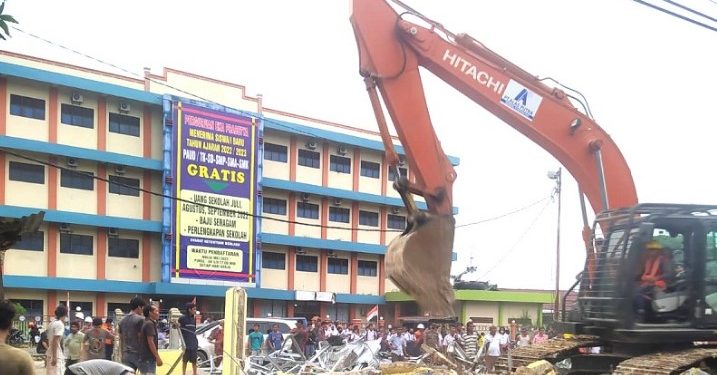 Cegah Banjir, Pemko Medan Lakukan Pengosongan Lahan Guna Pelebaran Sungai Bedera