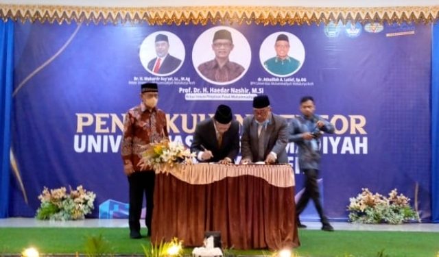 Dr. Muharrir Asy’ari Pimpin Universitas Muhammadiyah Mahakarya Aceh