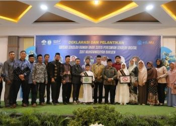Deklarasikan Sekolah Ramah Anak, SDIT Muhammadiyah Bireuen Lantik Satgas SRA bersama Dinas BPMGPKB