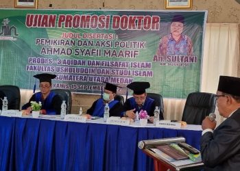 Pemikiran dan Aksi Politik Syafii Ma’arif, Antar Sultani (Silalahi) Raih Gelar Doktor