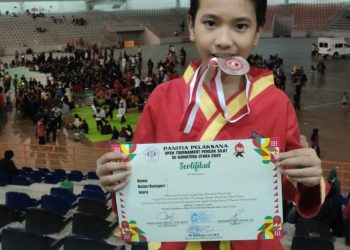Tapak Suci Tanah Tinggi Raih Juara 3 Open Tournament Sumatera Utara  2022