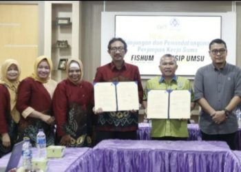Tingkatkan Kapasitas Kelembagaan, FISIP UMSU-FISHUM UIN Jogja Jalin Kerja Sama Medan