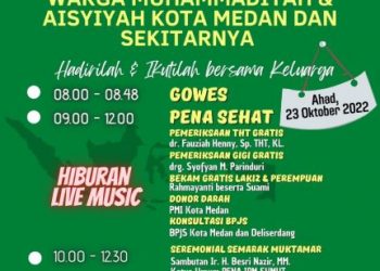 Semarak Muktamar 48, PENA IPM Sumut Gelar Gowes dan Donor Darah