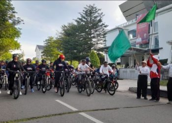 Ribuan Masyarakat Banda Aceh Meriahkan Gowes dan Fun Walk Jelang Muktamar ke 48