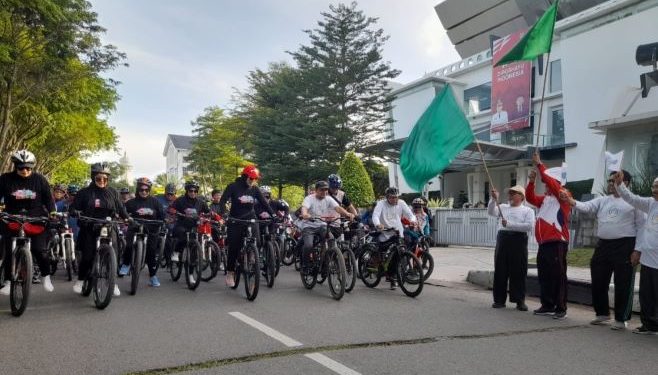 Ribuan Masyarakat Banda Aceh Meriahkan Gowes dan Fun Walk Jelang Muktamar ke 48