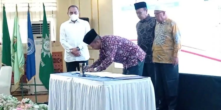 Gubsu Edy Rahmayadi Kunjungi UMTapsel, Tandatangani Kerjasama dengan PT di Tabagsel