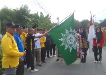 Wakil Ketua DPRD Sumut Lepas Gerak Jalan Syiar Muktamar Ranting Denai