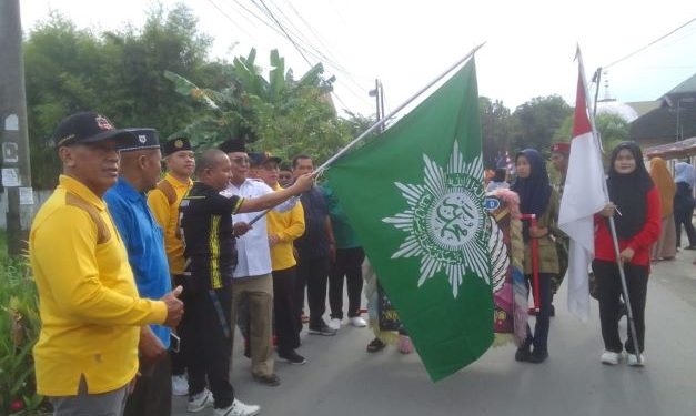 Wakil Ketua DPRD Sumut Lepas Gerak Jalan Syiar Muktamar Ranting Denai