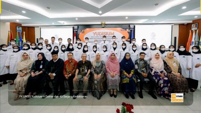 Fakultas Kedokteran UMSU Gelar Yudisium 44 Dokter dan Dokter Muda