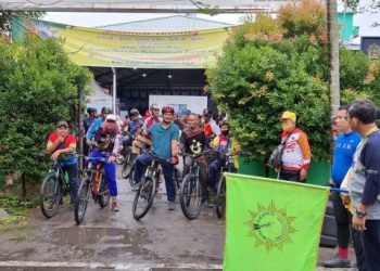 Ketua PENA IPM Sumut Lepas Peserta Gowes Semarak Muktamar