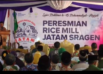 Songsong Muktamar: Prof Haedar Nashir Resmikan Rice Mill JATAM Sragen