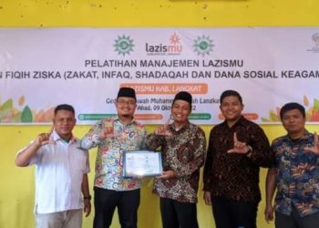 LazisMu Medan Beri Penguatan Pengelolaan Lazismu Langkat