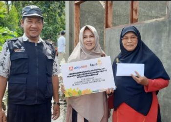 LazisMu dan Alfamidi Serahkan Bantuan Dana Renovasi SD Muhammadiyah Pematang Siantar