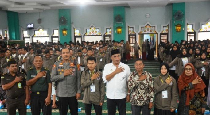 UM-Tapsel Lepas 668 Peserta KKN dari Masjid Agung Nur Ala Nur Panyabungan