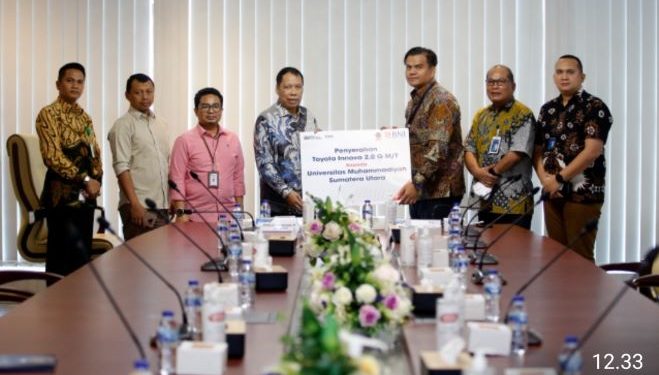Pimpinan Bank BNI Kunjungi Galeri UMSU, Dorong Tumbuhnya Enterpreneur Muda