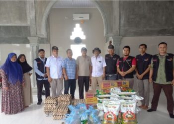 LazisMu Kota Langsa Salurkan 30 Paket Sembako Untuk Korban Banjir dikota Langsa