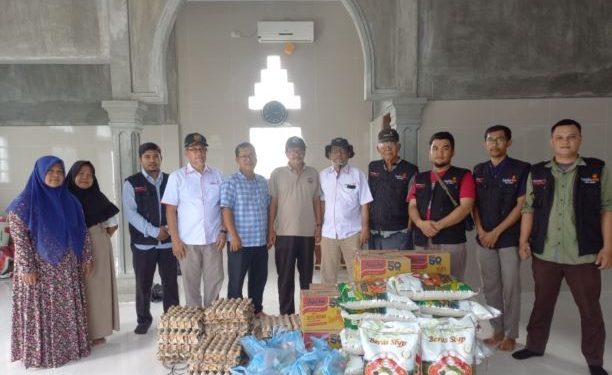 LazisMu Kota Langsa Salurkan 30 Paket Sembako Untuk Korban Banjir dikota Langsa