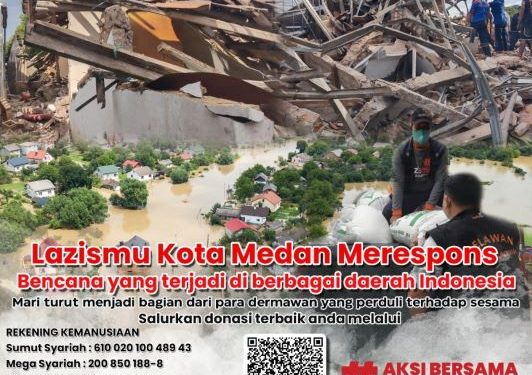Respon Peristiwa Bencana, LazisMu Medan Galang Donasi