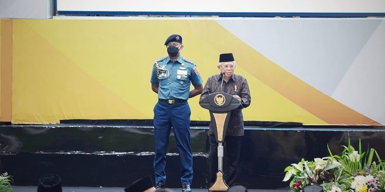 Tutup Muktamar, Wapres Ma’ruf Amin Sebut Visi Muhammadiyah Sejalan dengan Visi Indonesia Emas 2045