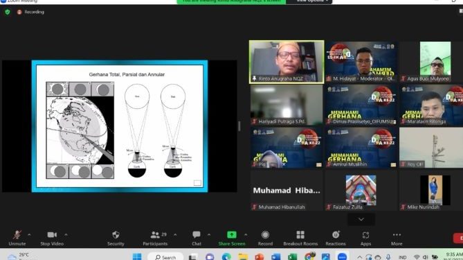 Sambut Gerhana Bulan Total 08 Nov, OIF Adakan Webinar tentang Gerhana