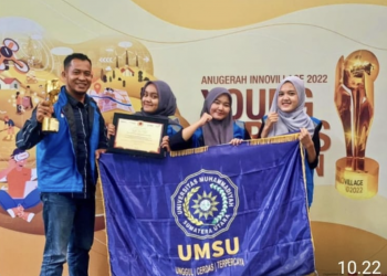 Diikuti 468 Tim, Mahasiswa FISIP UMSU Juara 1 Anugerah Innovilage 2022