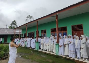 Ponpes MBS Darul Arqam Gelar Edukasi Aplikatif “Praktik Manasik Haji”
