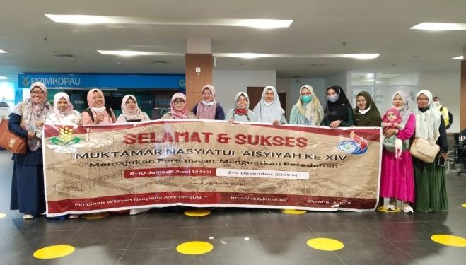 PW Nasyiatul Aisyiyah Sumatera Utara Kirim 22 Peserta ke Muktamar di Bandung