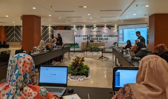 Tingkatkan Profesionalisme dan Akuntabilitas, Eco Bhinneka Berlatih Software Akuntasi Keuangan Berbasis Web