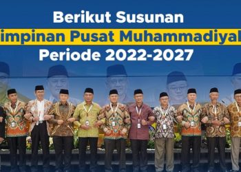 PP Muhammadiyah Tambah Lima Anggota, Berikut Susunan Pimpinan Pusat Muhammadiyah Periode 2022-2027