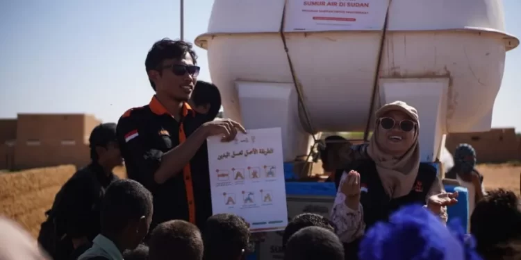 Sumur Air Perdana Lazismu untuk Sudan Diresmikan