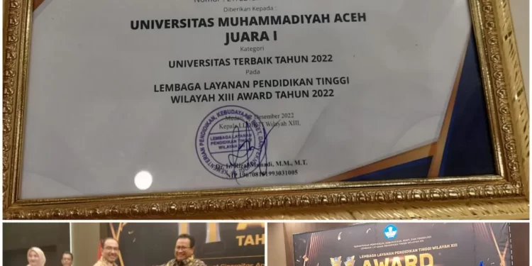 Unmuha Aceh Raih Berbagai Prestasi dari L2DIKTI Wilayah XIII
