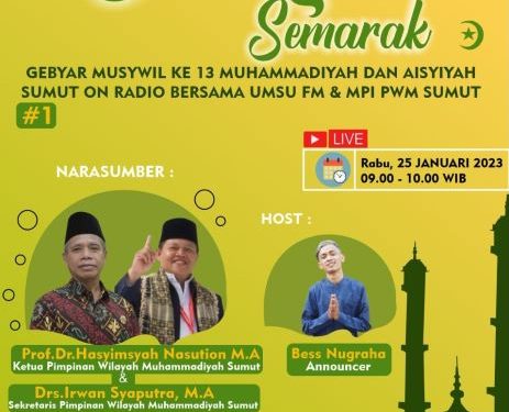 Bincang-bincang Musywil on Media, di Radio UMSU 91,6 FM