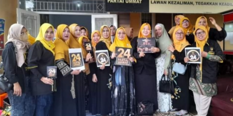 DPD Partai Ummat Kota Medan Tasyakuran Peserta Pemilu 2024.