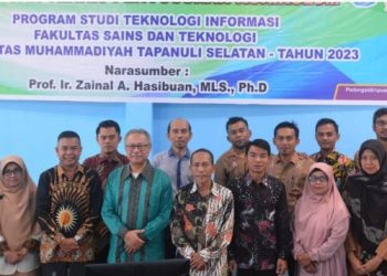 Program Studi Teknologi Informasi Fakultas Saintek UM Tapsel Selenggarakan Bimtek Kurikulum