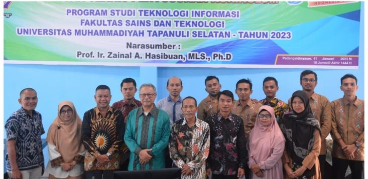 Program Studi Teknologi Informasi Fakultas Saintek UM Tapsel Selenggarakan Bimtek Kurikulum