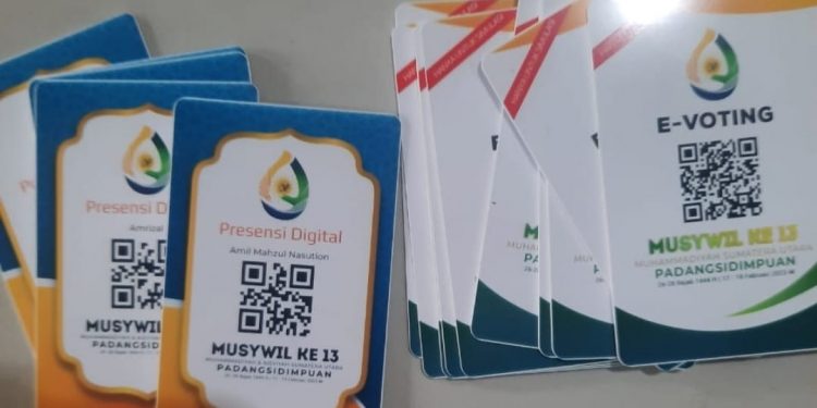 Simulasi e-Voting Musywil ke 13 Muhammadiyah di Hadiri PWM Sumut