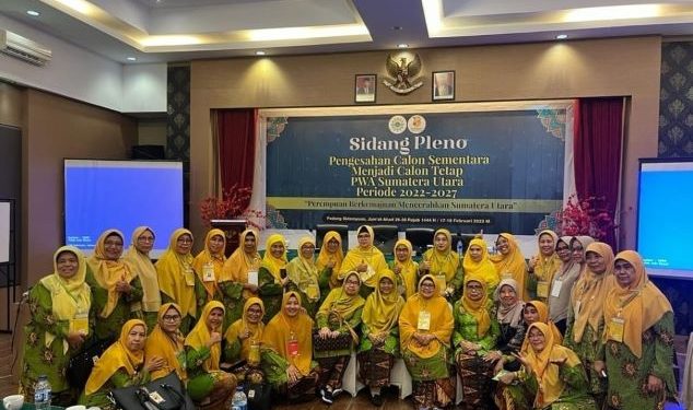 Nur Rahma Amini dan Yuniar R. Yoga Pimpinan PWA Sumut 2022-2027