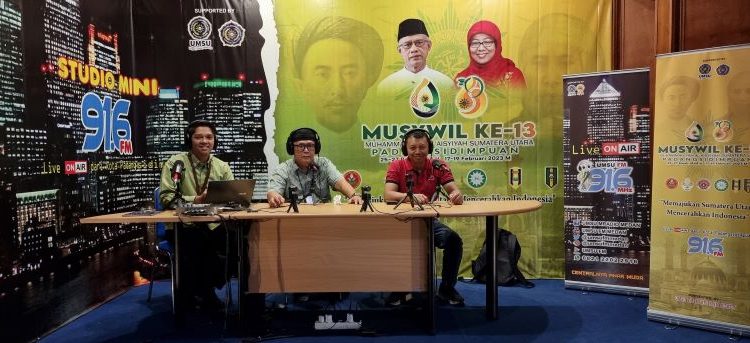 PW Muhammadiyah Apresiasi MPI dan Radio UMSU Gelar Siaran Langsung