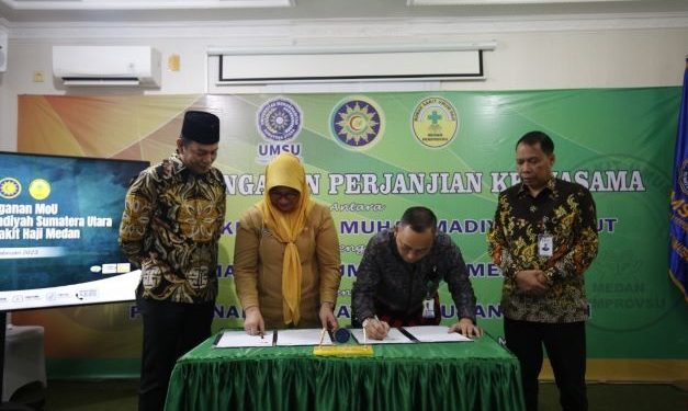 Tingkatkan Kualitas Layanan, RSU Muhammadiyah dan RSU Haji Tandatangani Kerjasama