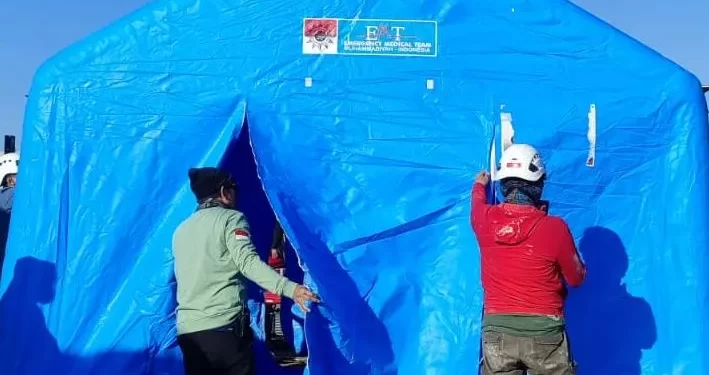 EMT Muhammadiyah Dirikan Rumah Sakit Lapangan di Turki