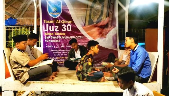 Tahfidz Weekend SMP Muhammadiyah Kutacane,  Penanaman Nilai Islam dan Cinta Qur’an